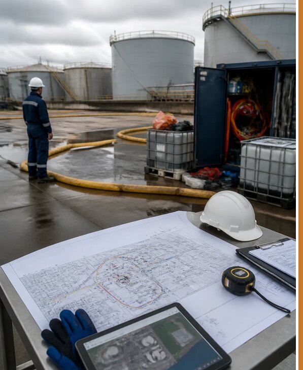 Разработка плана ликвидации разливов нефти в Донском